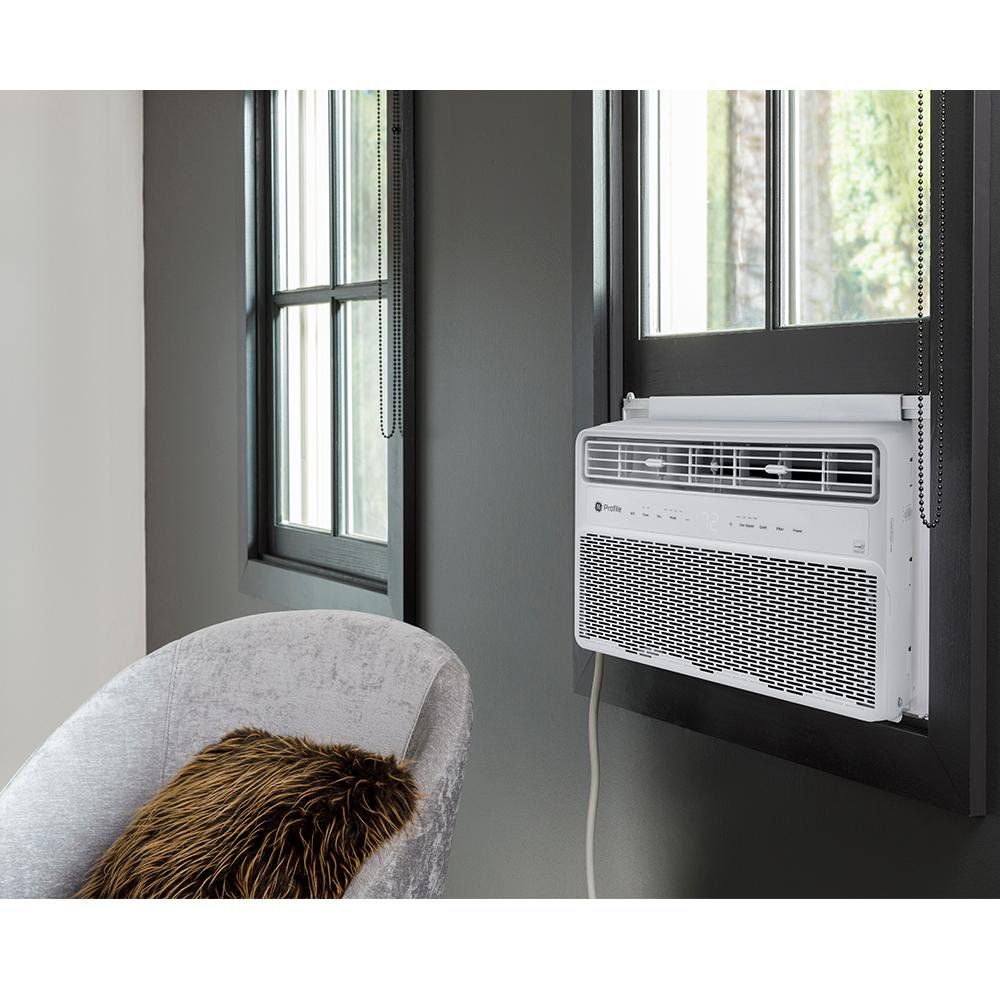 Ge Appliances PWDV12WWF Ge Profile™ Energy Star® 12,000 Btu Inverter Smart Ultra Quiet Window Air Conditioner For Large Rooms Up To 550 Sq. Ft.