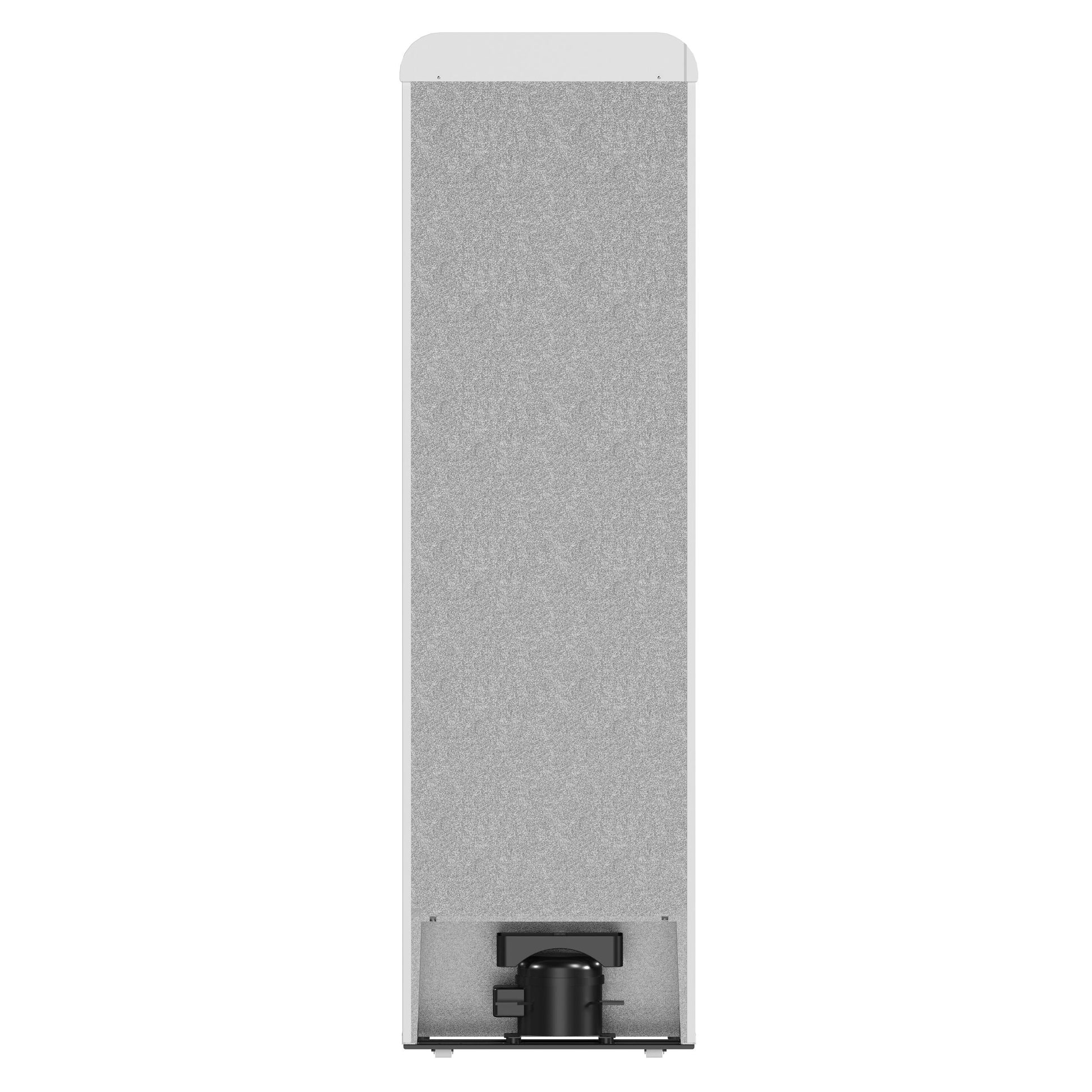 Forno FFFFD174522WHT Forno Storico 22-Inch Retro Bottom Freezer Fridge In White, 9 Cu.Ft, Copper-Tone Handle