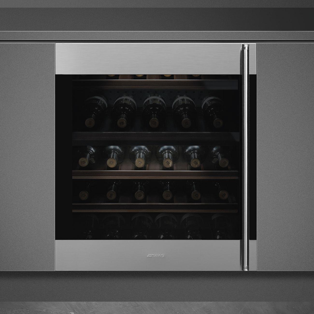 Smeg CVIU338LX1 Wine Coolers Stainless Steel Cviu338Lx1