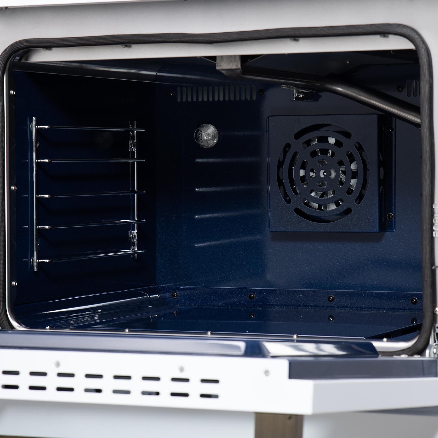 Forno FFSGS623930BLK Forno Massimo 30-Inch Black Freestanding Gas Range, 5 Burners, True Convection Oven
