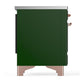 Ilve UMIB36NR3EGP Ilve Umib36Nr3Egp Majestic Iii 36 Inch Induction Range With 6 Elements, 3.5 Cu. Ft. Total Oven Capacity (Triple Glass Door, Emerald Green, Copper)