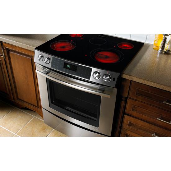 Jennair JES8850CAS Slide-In Electric Range With Convection, 30"
