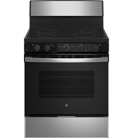 Ge Appliances JB480SYSS Ge® Energy Star® 30" Free-Standing Electric Radiant Smooth Cooktop Range