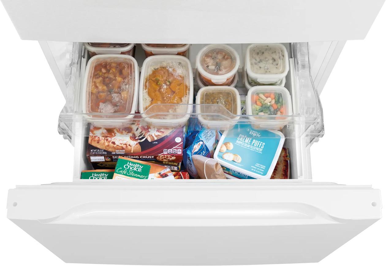 Frigidaire FRBE1925AW 19 Cu. Ft. Standard-Depth Bottom Freezer Refrigerator