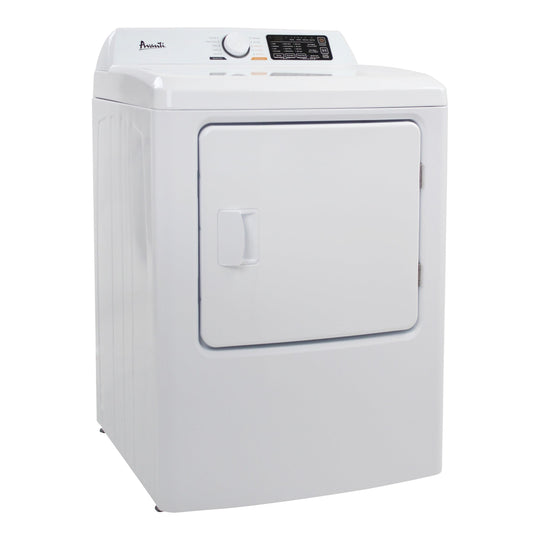 Avanti SED70D0W Avanti Front Load Electric Clothes Dryer, 7.0 Cu. Ft. Capacity - White / 7.0 Cu. Ft.