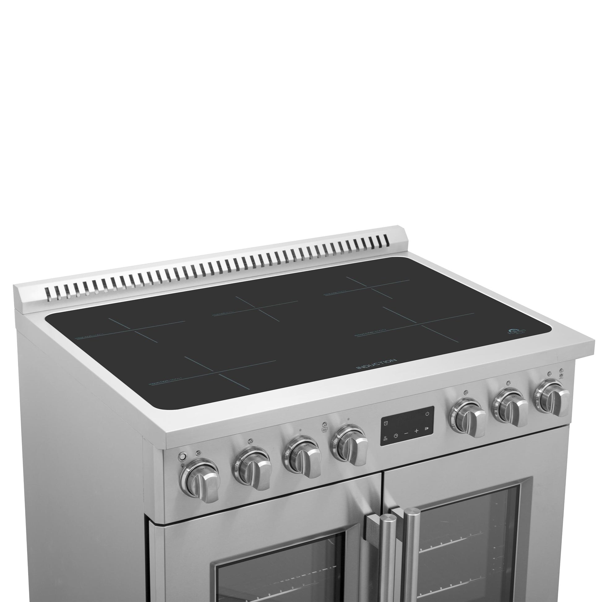Forno FFSIN095036 Forno Torino 36 Inch French Door Induction Range With Air Fryer And True Convection Oven