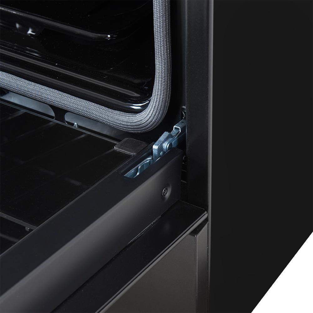 Forno FFSGS111630BLK Forno Leonardo Espresso 30-Inch Black Gas Range, 5 Burners, 39,500 Btu, 5 Cu.Ft Convection Oven