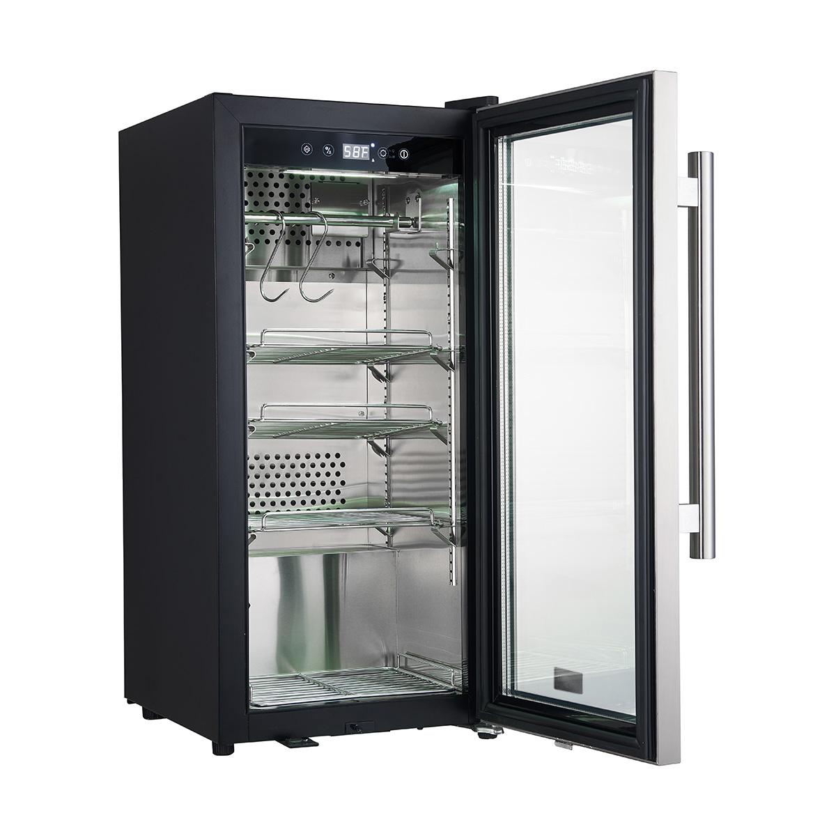 Forno FFSDA685716 Forno Asciutto 16-Inch Dry Aging Cabinet, Stainless Steel 304, 2.65 Cu.Ft, Led Lighting, Adjustable Shelves