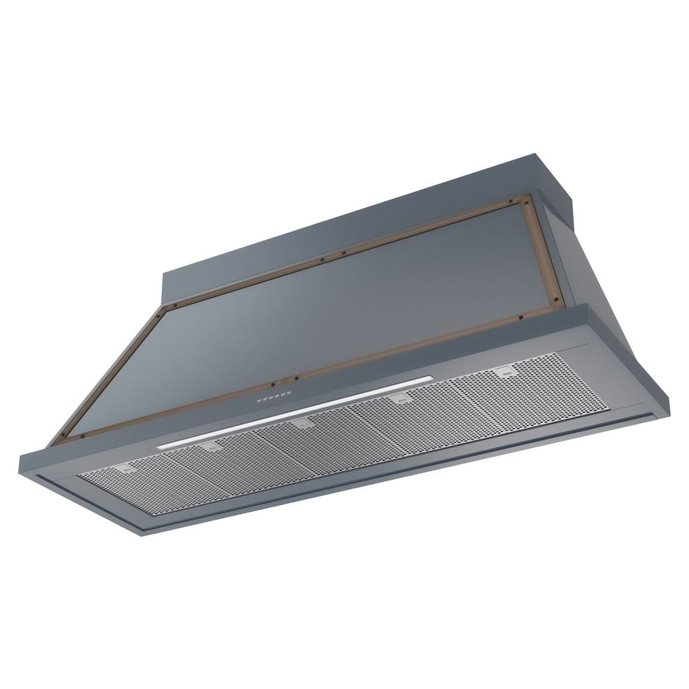 Ilve UANB60BGB Ilve Uanb60Bgb Nostalgie Ii Noblesse 60 Inch Range Hood With 600 Cfm (Blue Grey, Burnished)
