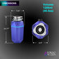 Forno WDD075TA1AM Forno Acqua Brightdiamond Amethyst 3/4Hp Super Quiet Garbage Disposal Corded With Motion Sensor Cabinet Light & Pre-Wired Air Switch