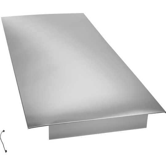 Jennair W10136753 25 Cu. Ft. Bottom Mount Refrigerator Side Panel Kit - Stainless Steel
