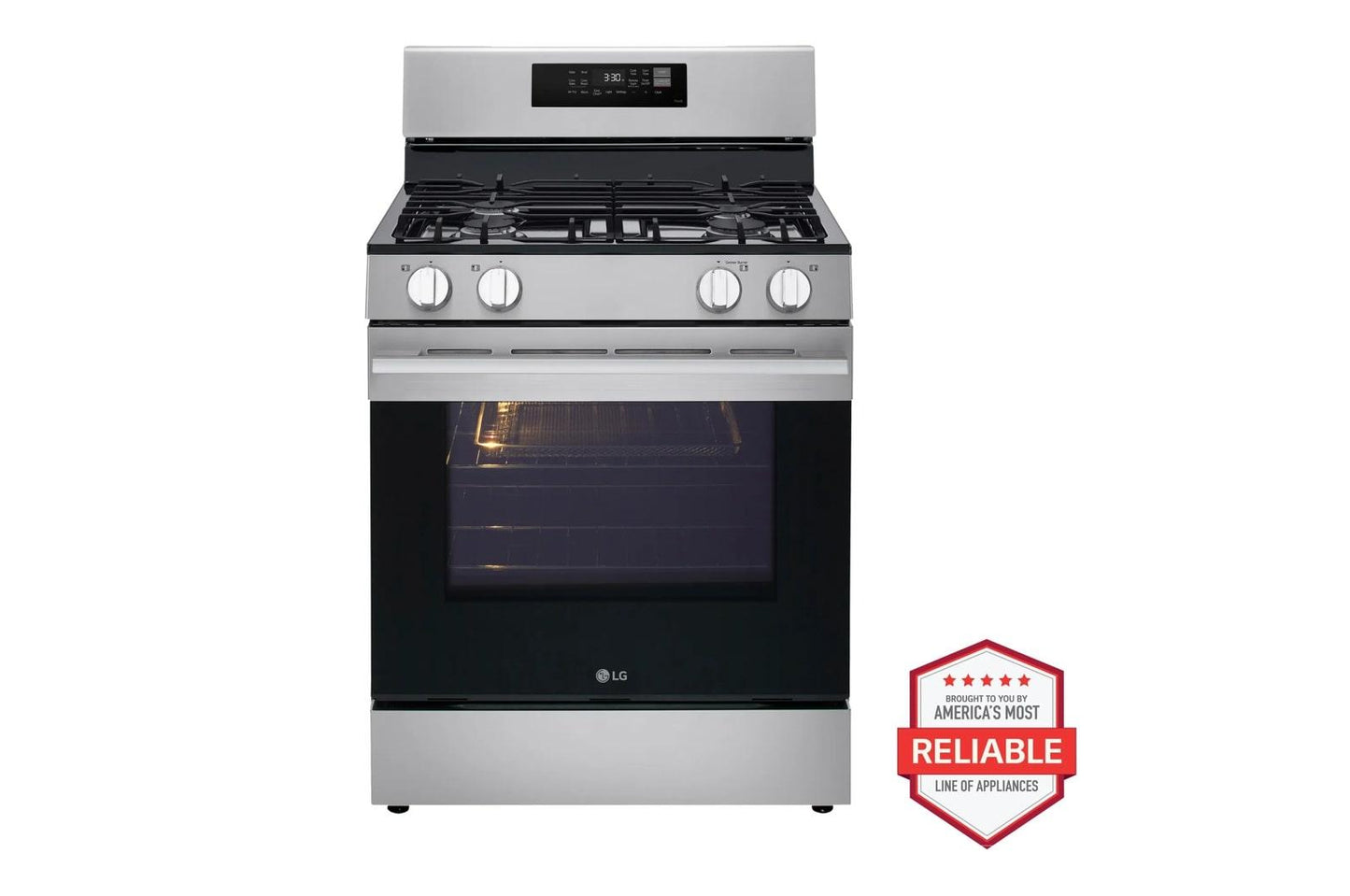 Lg LRGN6321Y 6.3 Cu. Ft. Smart Wi-Fi Enabled Probake Convection® Gas Range With Air Fry & Easyclean®