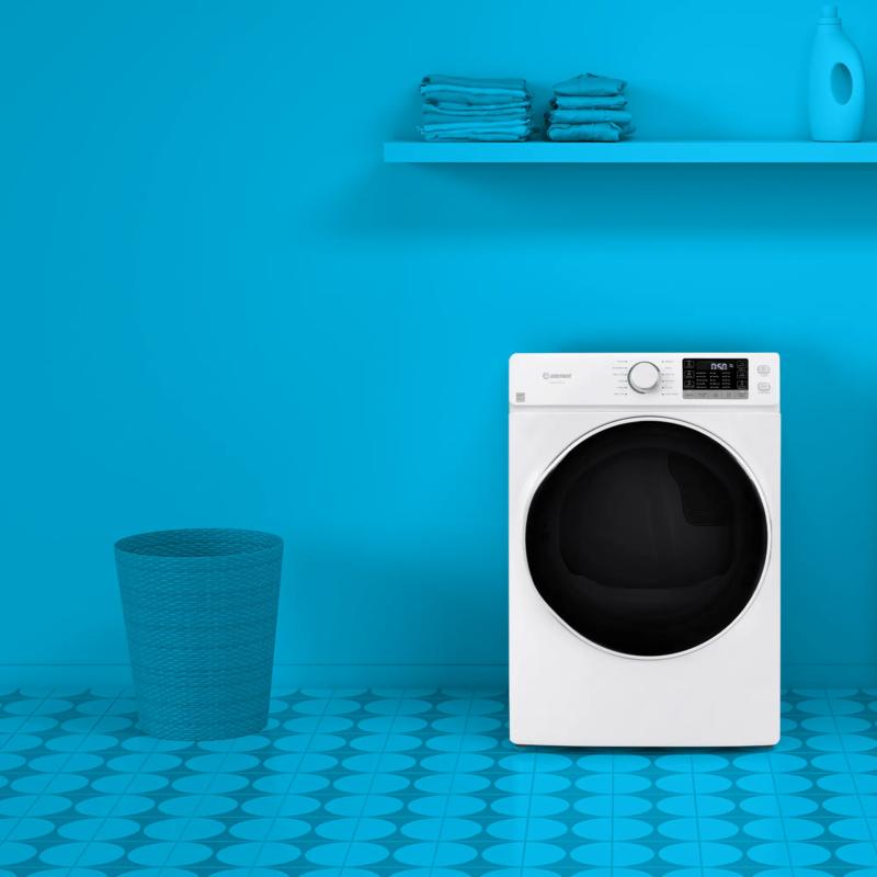 Element Appliance EFD8027GBW Element 8.0 Cu. Ft. Front Load Gas Dryer - White, Energy Star (Efd8027Gbw)