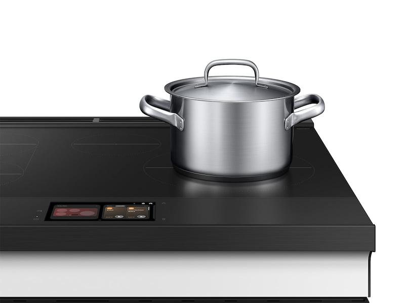 Samsung NSI6DG9900SR Bespoke Slide-In Induction Range 6.3 Cu. Ft. In Stainless Steel With Ai Hub™ & Smart Oven Camera