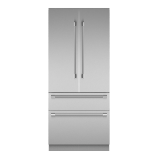 Thermador T36BT122NS Freedom®, Built-In French Door Bottom Freezer, 36'', Stainless Steel