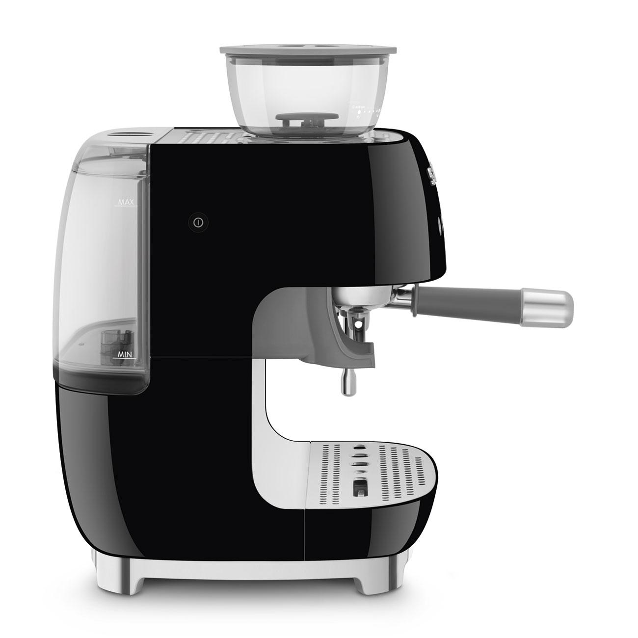 Smeg EGF03BLUS Espresso Coffee Machine Black Egf03Blus