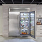 True Caliber TR30REFRSSC 30 Inch Refrigerator Column - Door: Solid Stainless - Stainless Steel Finish, Stainless Steel Hardware, Right Hinge