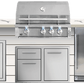 Xo Appliance XOGOK32XLTV1WH 32In Xlt Grill White Outdoor Kitchen Island