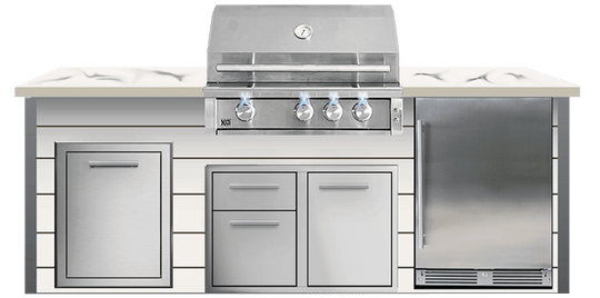 Xo Appliance XOGOK32XLTV1WH 32In Xlt Grill White Outdoor Kitchen Island