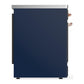 Ilve UMIB30NR3MBP Ilve Umib30Nr3Mbp Majestic Iii 30 Inch Induction Range With 4 Elements, 4 Cu. Ft. Oven Capacity (Triple Glass Door, Midnight Blue, Copper)