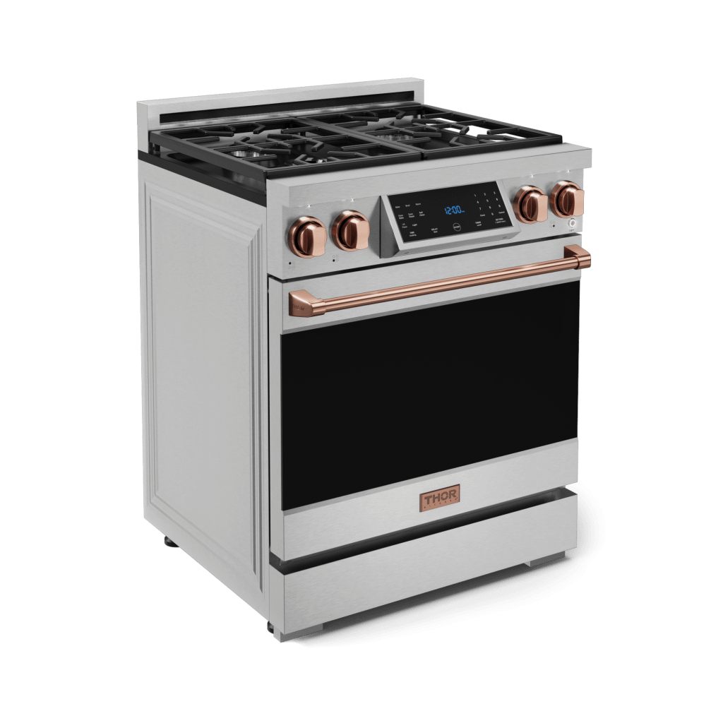 Thor Kitchen RSG30LPRSG 30 Inch Professional Lp Range With Tilt Panel Touch Control In Stainless Steel/Rose Gold Gordon Ramsay Series - Rsg30Lp-Rsg