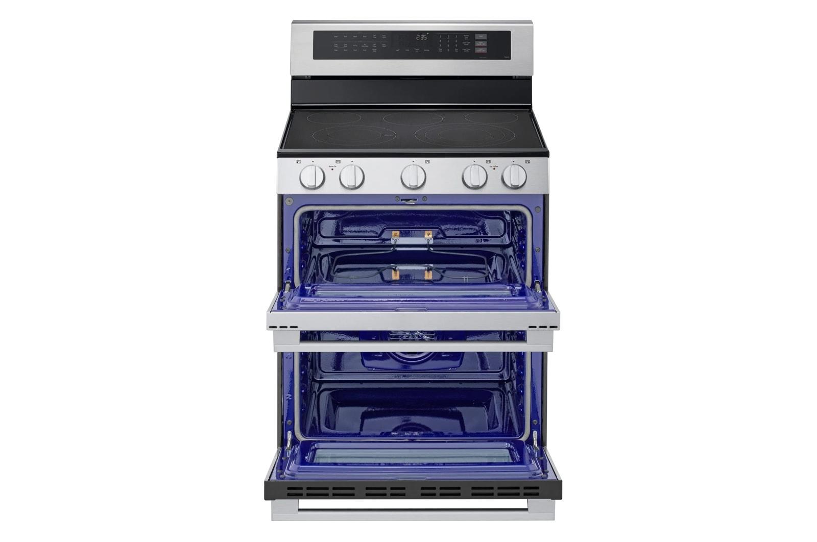 Lg LDEL7324YE 7.3 Cu. Ft. Smart Electric Double Oven Freestanding Range With Probake Convection®, Air Fry & Air Sous Vide