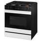 Samsung NSG6DB870012 Bespoke 6.0 Cu. Ft. Smart Slide-In Gas Range With Smart Oven Camera & Illuminated Precision Knobs In White Glass