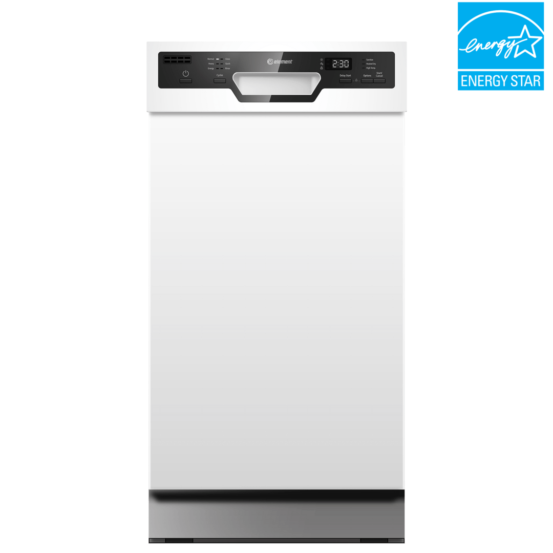 Element Appliance ENB6631PEBW Element 18" Front Control Built-In Dishwasher - White (Enb6631Pebw)