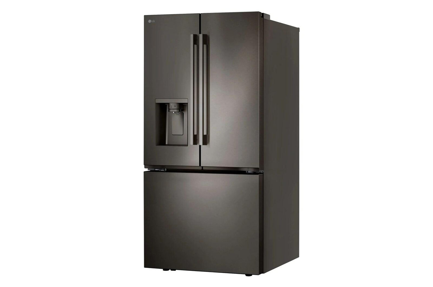 Lg LF25H6330D 25 Cu.Ft. 3-Door French Door Refrigerator With New Hybrid Handle Design And External Ice And Water Dispenser