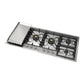 Ilve UHCPT125FSSLP Ilve Uhcpt125Fsslp Professional Plus Ii 48 Inch Built-In Gas Cooktop With Total Black Brass Burners, In Stainless Steel (6 Sealed Burners + Left Griddle, Liquid Propane)