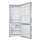 Verona VEFBF2814RSL Verona Vefbf2814Rsl 28 Inch Bottom Freezer Refrigerator With 14.8 Cu. Ft. Total Capacity, Recessed Handle, Reversible Doors, Ice Maker, Energy Star