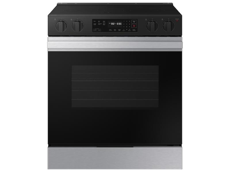 Samsung NSE6DG8100SR Bespoke 6.3 Cu. Ft. Smart Slide-In Electric Range With Precision Knobs In Stainless Steel