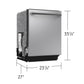 Samsung DW90H89TETR Bespoke Ai Smart Dishwasher Ai Wash & 3Rd Rack Washing System Autorelease™ Door 38Dba