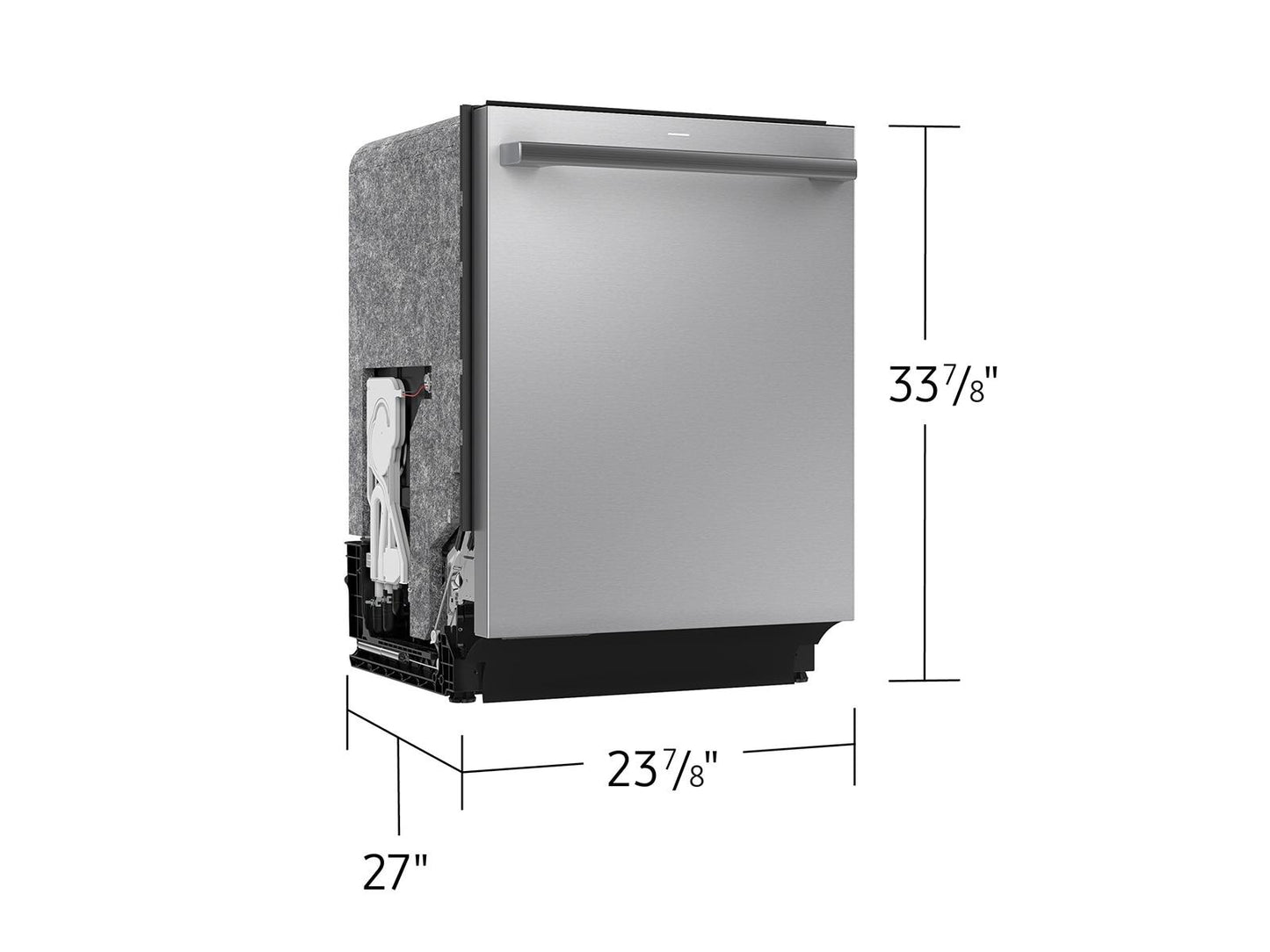 Samsung DW90H89TETR Bespoke Ai Smart Dishwasher Ai Wash & 3Rd Rack Washing System Autorelease™ Door 38Dba