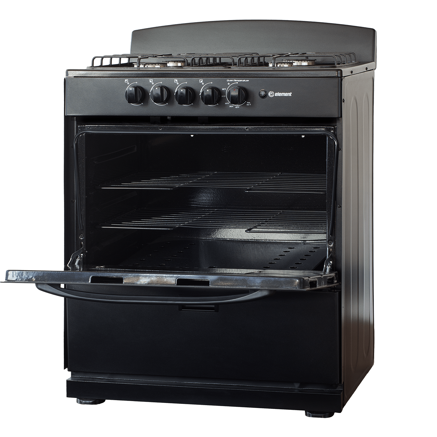 Element Appliance EEGR3A4MCCB Element Electronics 4.0 Cu. Ft. 30", 4-Burner Gas Range (Eegr3A4Mccb)