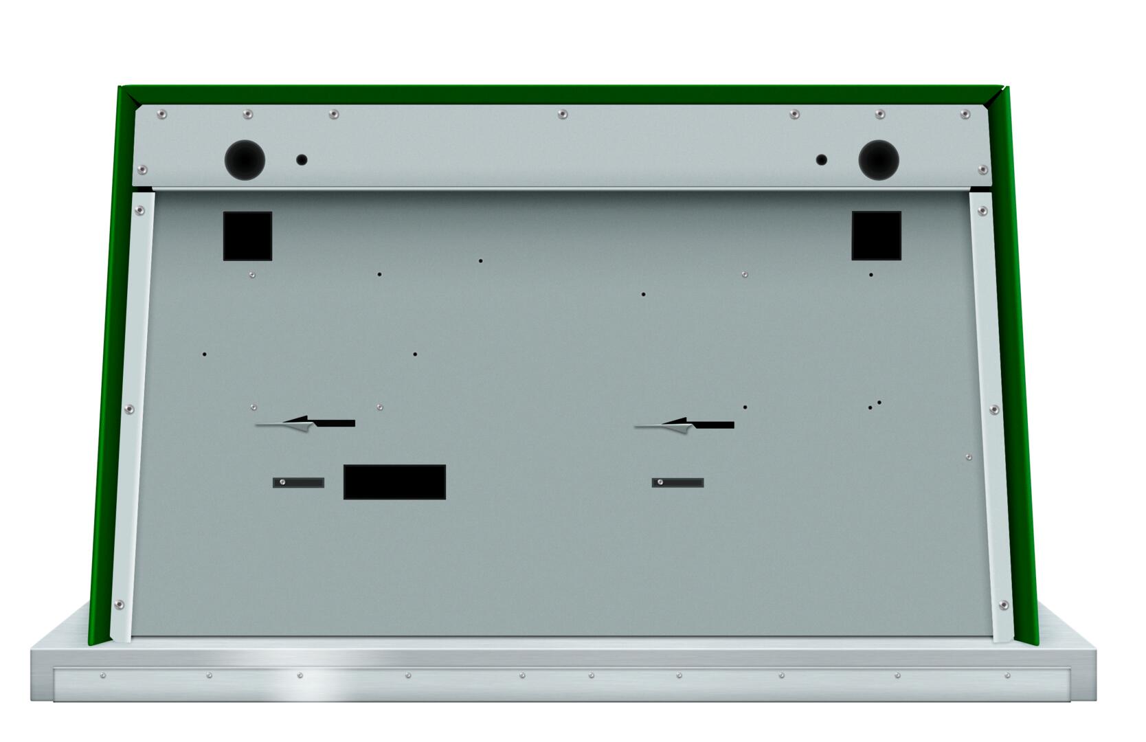 Ilve UAM76EG Majestic 30 Inch Emerald Green Wall Mount Range Hood