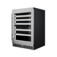 Element Appliance EWD24BES Cellara By Element 24 In., 46 Bottle Dual-Zone Wine Cooler - Stainless Steel