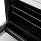 Forno FBOEL134030WHT Forno Asti 30-Inch Double Electric Wall Oven With Upper French Doors In White & Antique Brass, 7.36 Cu. Ft. Dual True Convection, 7,200W, Air Fry, Sous Vide, Self-Clean