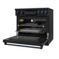 Thor Kitchen RSI36BBLU 36 Inch Professional Induction Range With Tilt Panel Touch Control In Black And Blue Gordon Ramsay Series