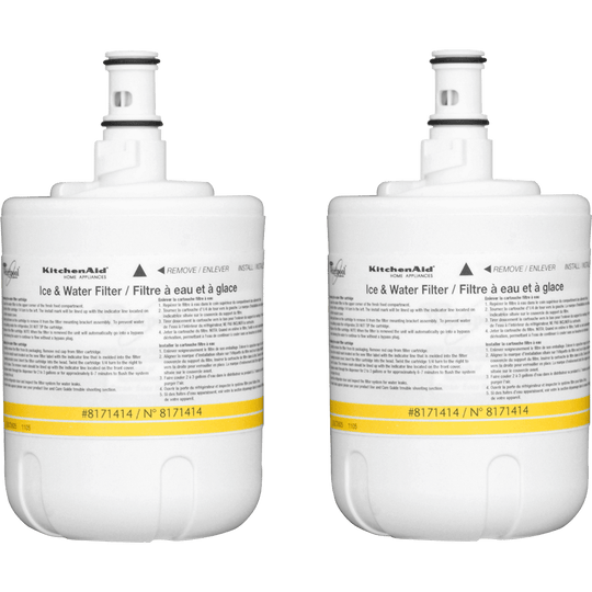 Jennair 8171414P Refrigerator Water Filter- Interior Turn Cyst (2 Pack)