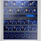 Zephyr BWN24C02AGADA Brisas Wine Cooler, 24In Uc, Ss+Glass,2Z, Ada