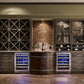 True Caliber TWC24LSGC 24 Inch Undercounter Wine Cabinet - Zone: Single, Door: Stainless Glass - Stainless Steel Finish, Stainless Steel Hardware, Left Hinge