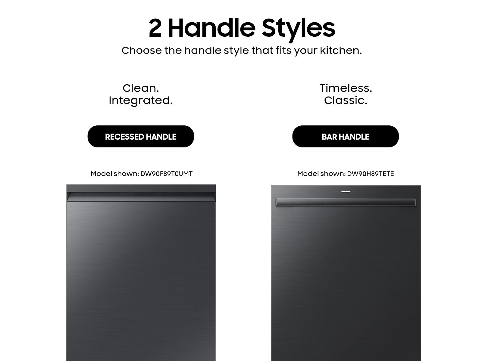 Samsung DW90H89TETE Bespoke Ai Smart Dishwasher Ai Wash & 3Rd Rack Washing System Autorelease™ Door 38Dba