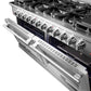 Forno FFSGS623960 Forno Massimo 60-Inch Freestanding Gas Range, 10 Burners, True Convection Oven