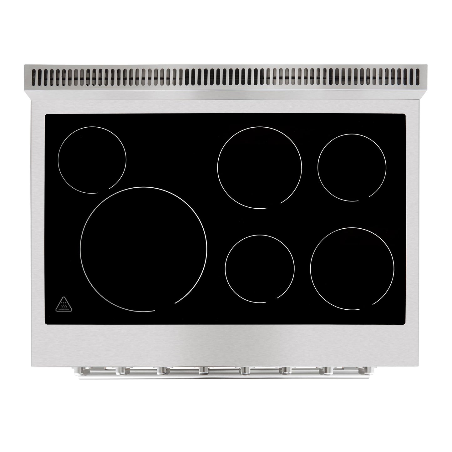Forno FFSEL601136 Forno Paolo 36 Inch Freestanding Electric Range, Stainless Steel, 5.44 Cu.Ft, True Convection Oven, Energy Efficient