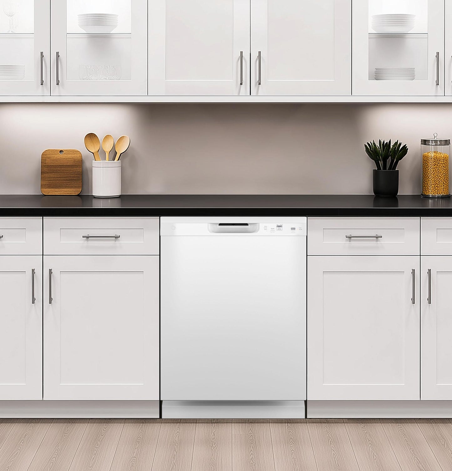 Ge Appliances GDF450PGZWW Ge® Dishwasher With Front Controls