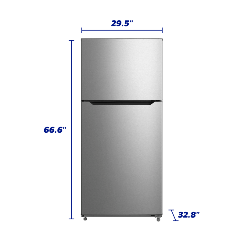 Element Appliance ERT21CSCS Element 20.5 Cu. Ft. Top Freezer Refrigerator - Stainless Steel