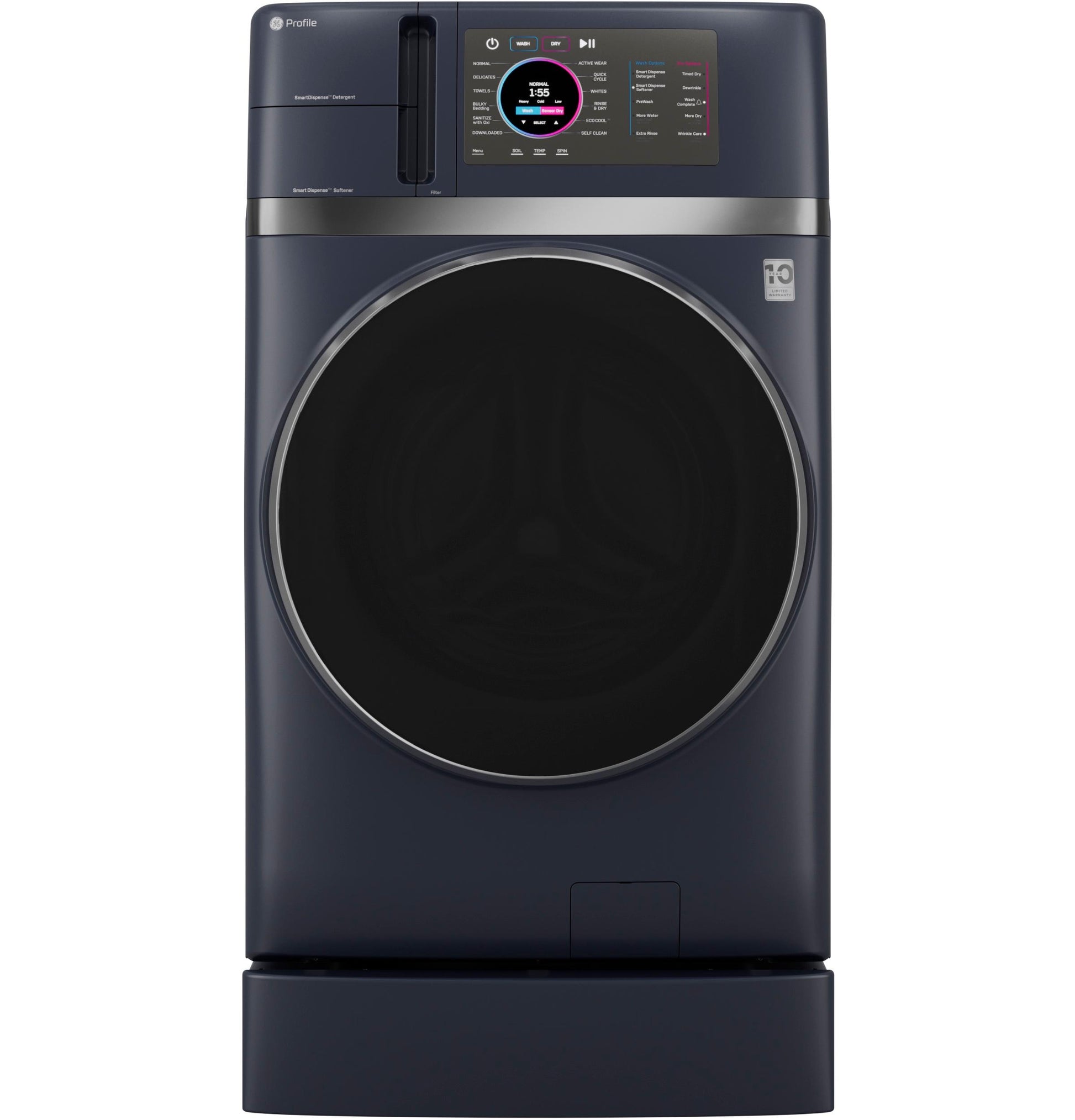 Ge Appliances PFQ97HSPVRS Ge Profile™ Energy Star® 4.8 Cu. Ft. Capacity Ultrafast Combo With Ventless Inverter Heat Pump Technology Washer/Dryer