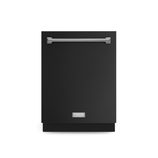 Thor Kitchen DW24X8BA00SS 24 Inch Dishwasher Stainless Matte Black/Stainless Steel Gordon Ramsay Series - Dw24X8Ba00-Ss