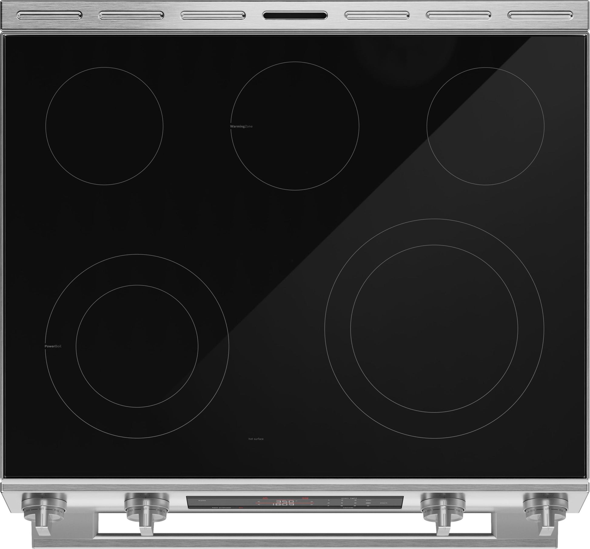 Bosch HEF3050MU 100 Series, Freestanding Electric Cooker, 30'', Stainless Steel